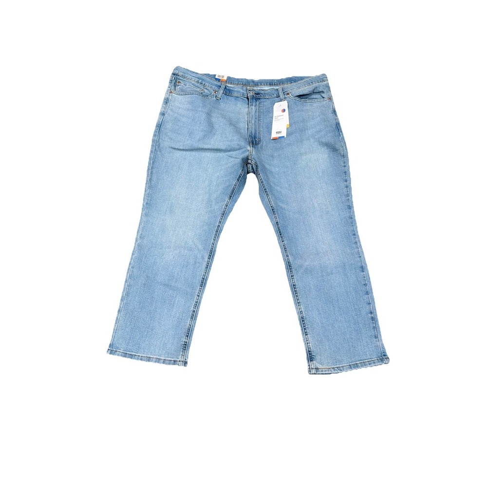 Levi's 541 Athletic Fit Mens Jeans Stretch Light Wash Blue 46x28 B&T All Season